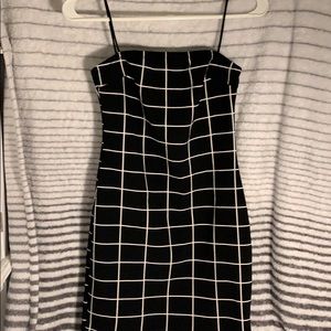 black shein dress